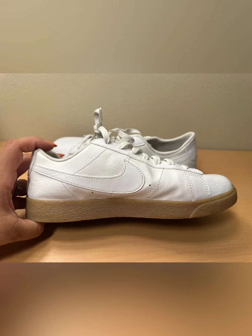 Nike Blazer Low GS Youth Shoes White Gum Brown DH1060 100 Size 7Y